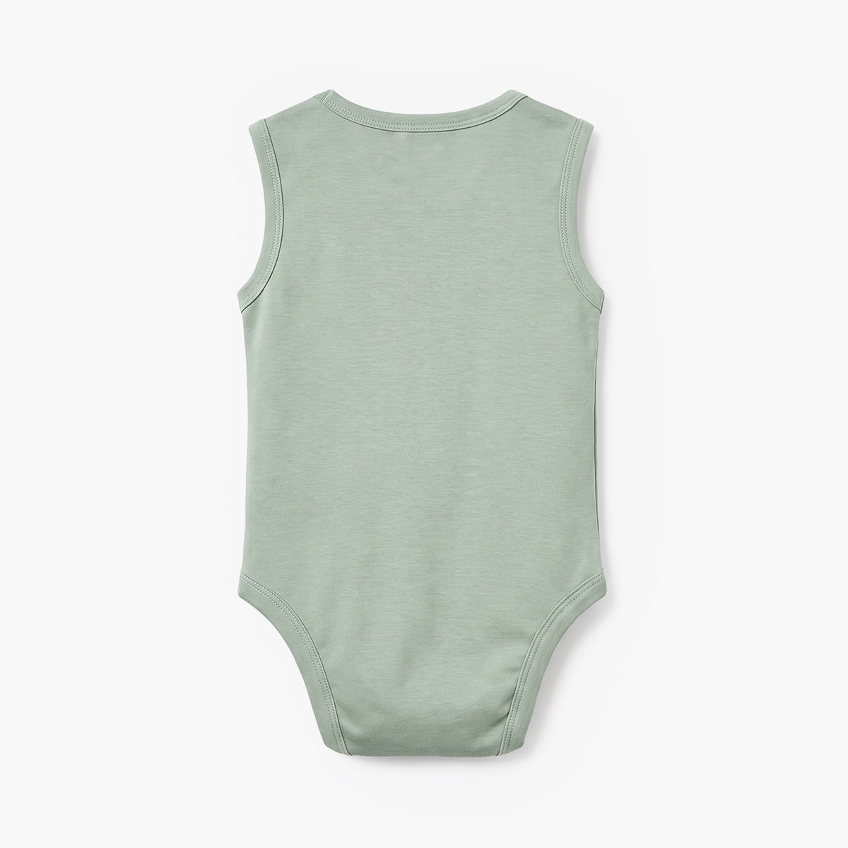 Pack of 3 Juniors Round Neck Sleeveless Bodysuit with Dinosaur Print