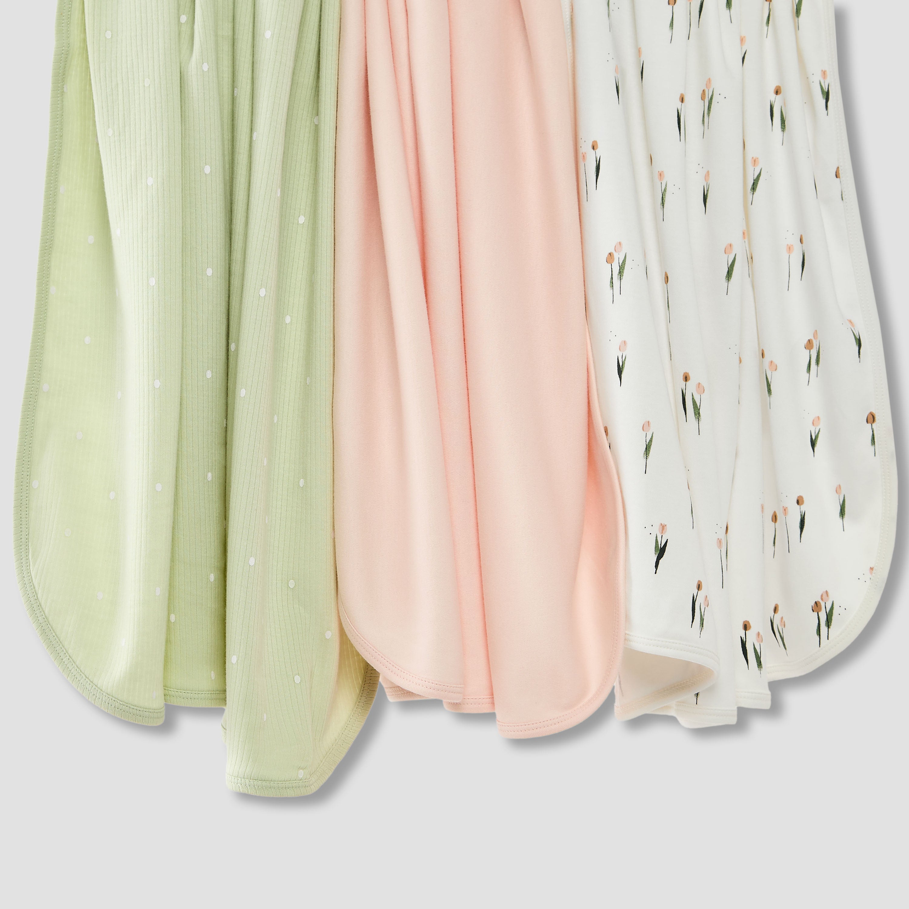 Juniors Assorted Receiving Blanket - Set of 3