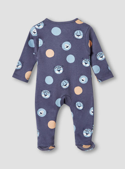 Juniors Printed Closed Feet Sleepsuit with Long Sleeves-baby-boys-clothing-nightwear-sleepsuits-image-2