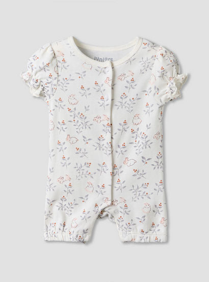 Set of 2 Juniors Round Neck Sleepsuit with Romper-baby-girls-clothing-nightwear-sleepsuits-image-2