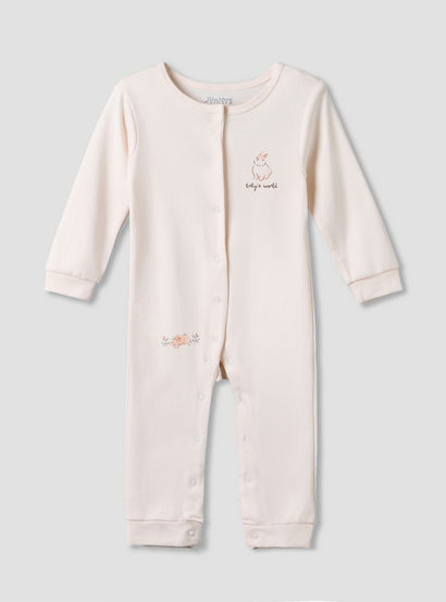 Set of 2 Juniors Round Neck Sleepsuit with Romper-baby-girls-clothing-nightwear-sleepsuits-image-3