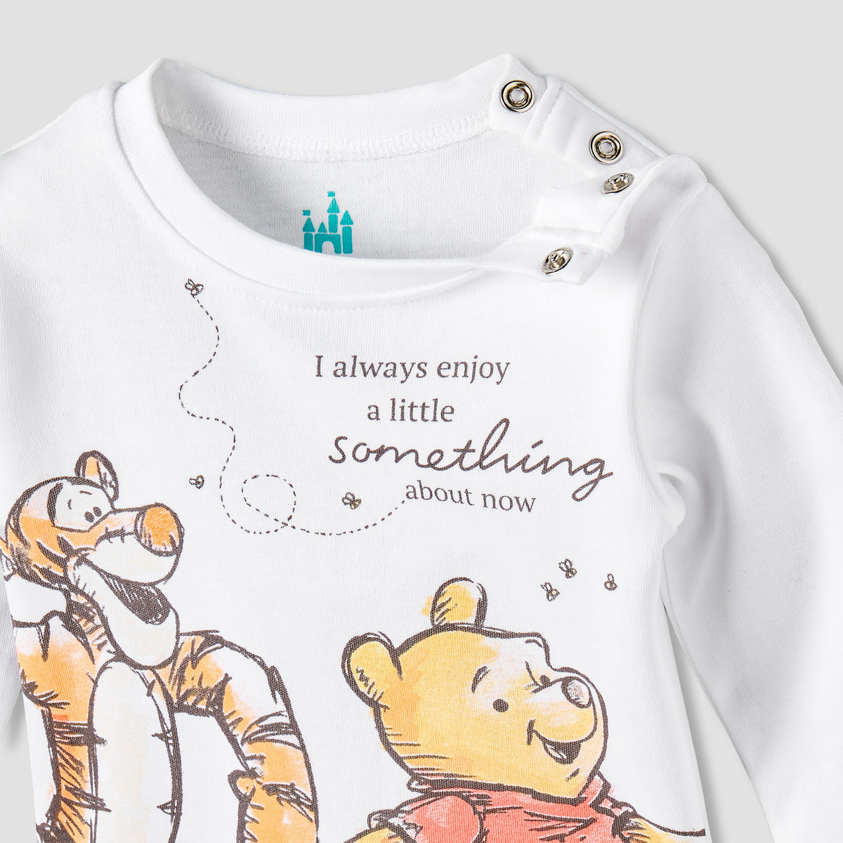 Pack of 2 Disney Cotton Long Sleeves Pyjama Set with Winnie the Pooh Print
