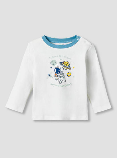 Pack of 2 Juniors Cotton Long Sleeves Pyjama Set with Space Print-baby-boys-clothing-nightwear-pyjamasets-image-3