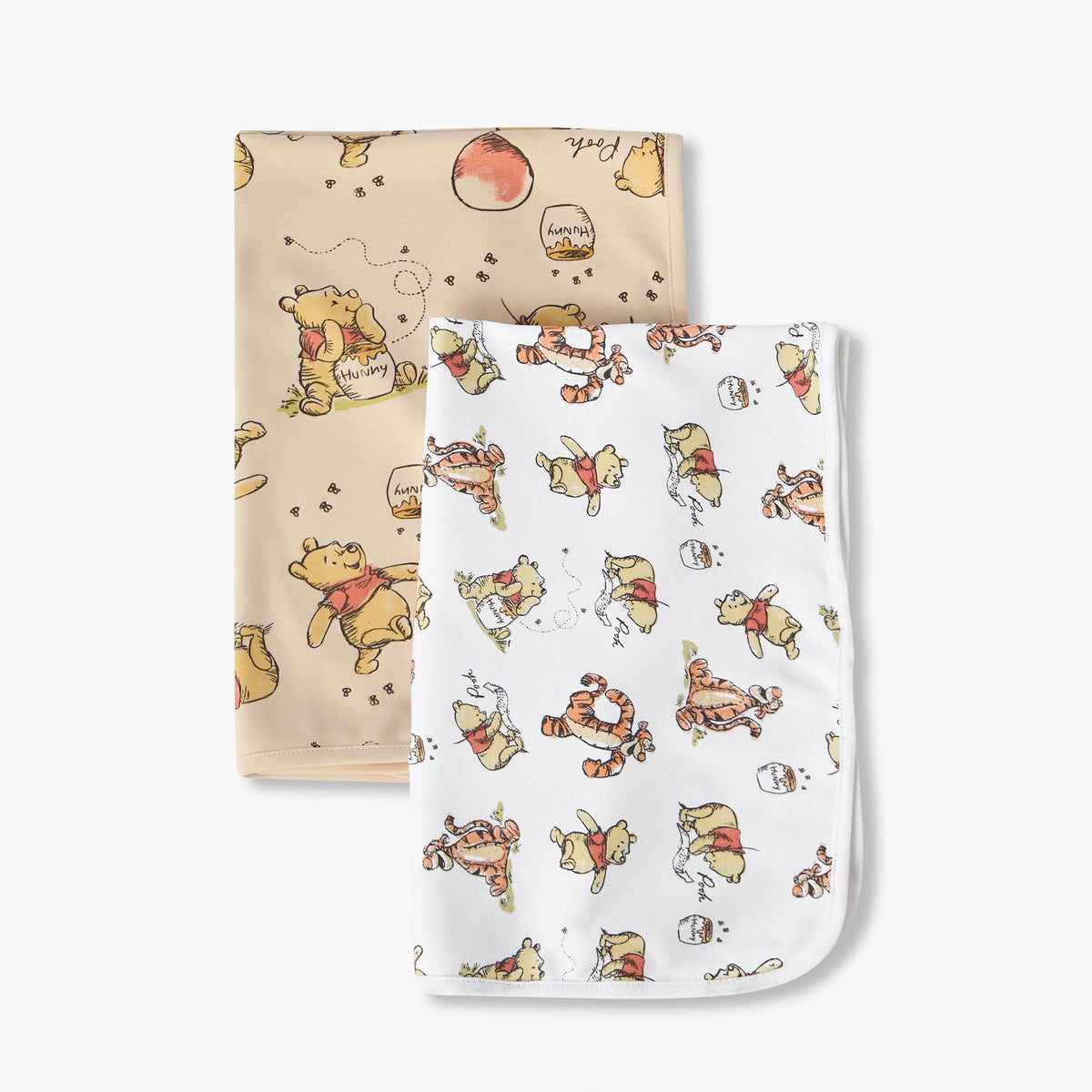 Pack of 2 Disney Receiving Blanket with Winnie the Pooh Print