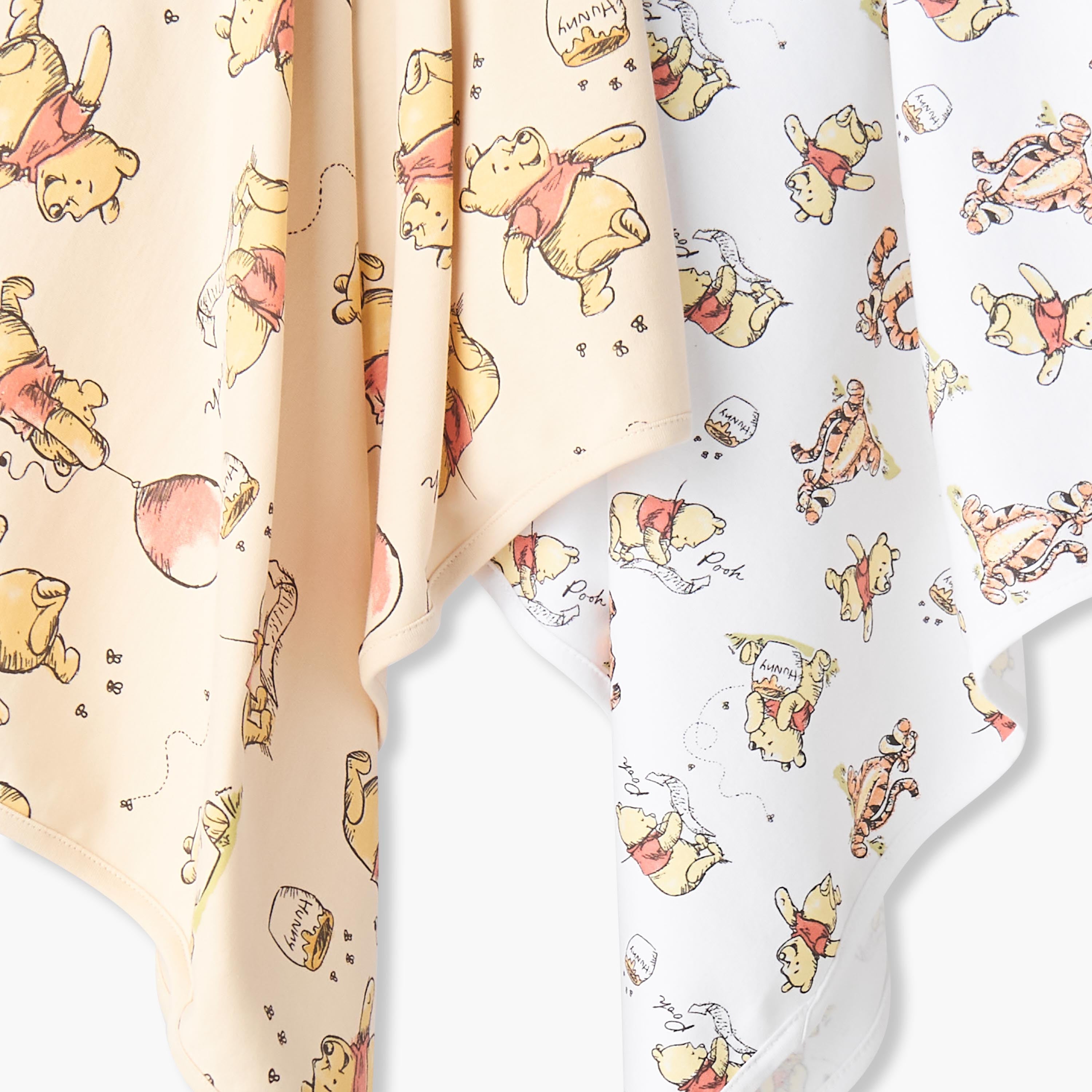 Pack of 2 Disney Receiving Blanket with Winnie the Pooh Print