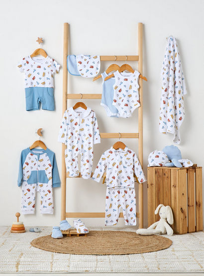 Juniors Printed Sleeveless Bodysuit - Set of 2-baby-boys-clothing-bodysuits-image-6