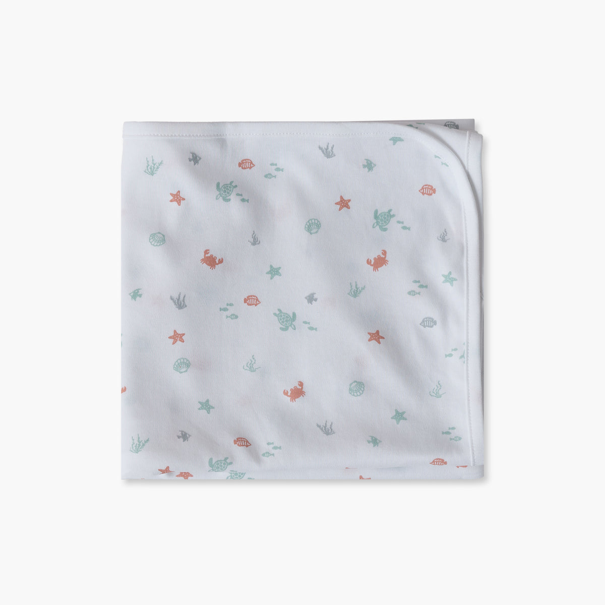 Juniors Receiving Blanket with Underwater Print