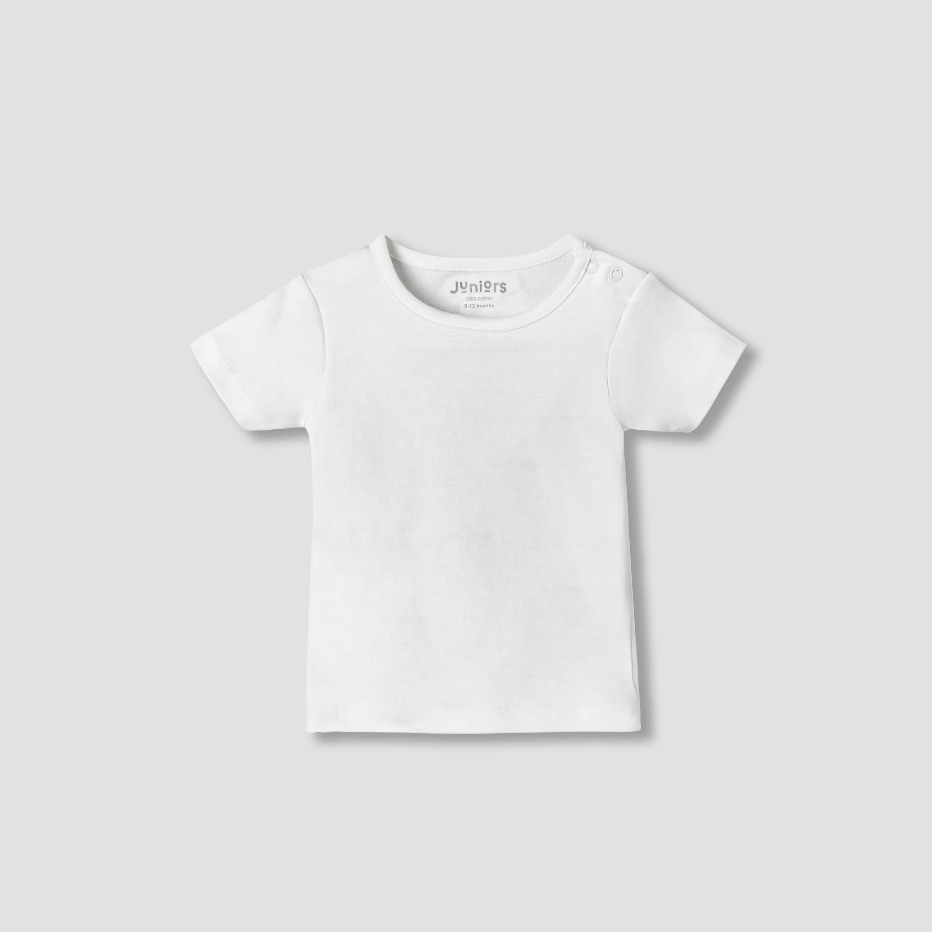 Juniors Short Sleeves T-shirt and Dungaree Set with Heart Print