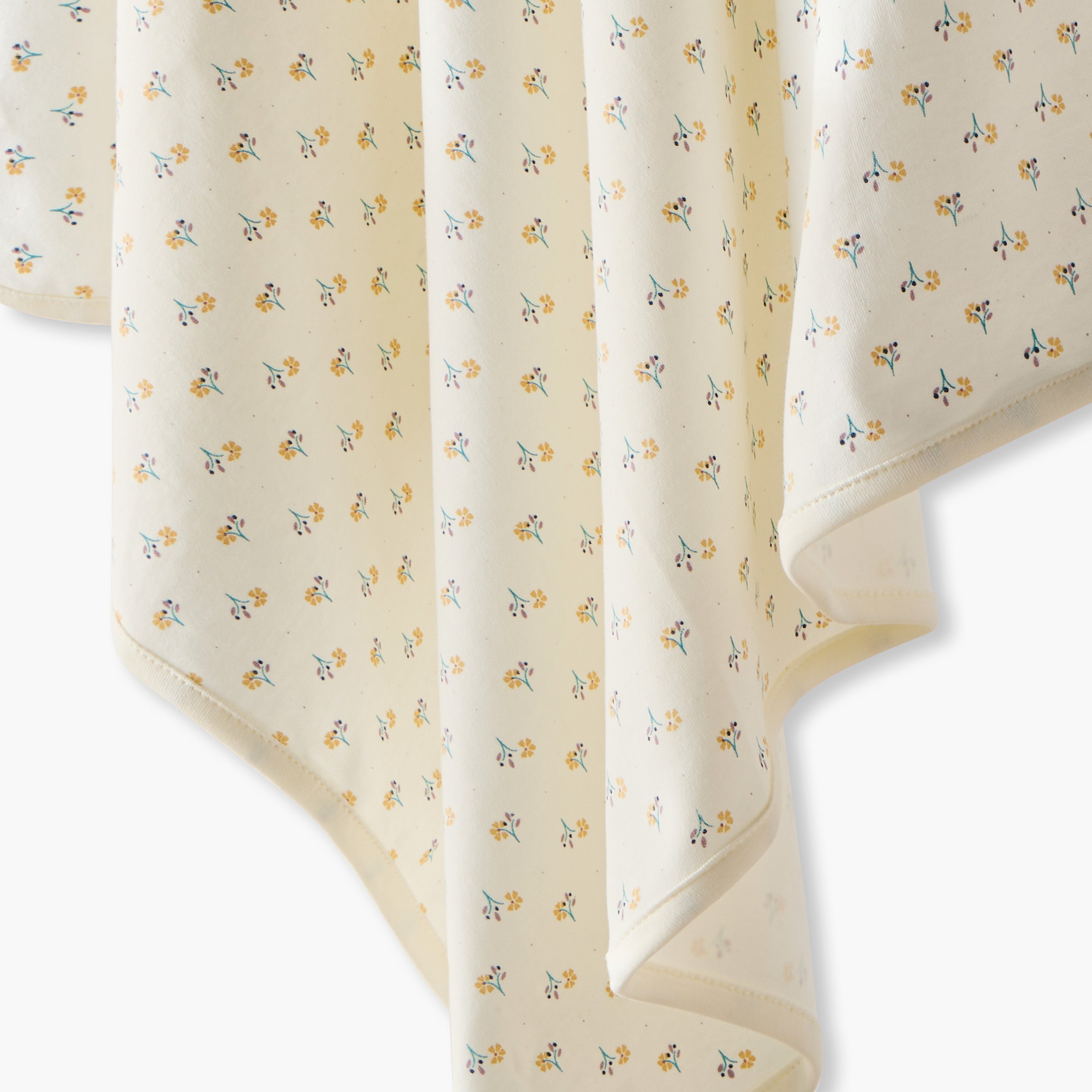 Juniors Baby Receiving Blanket with Floral Print - Cotton