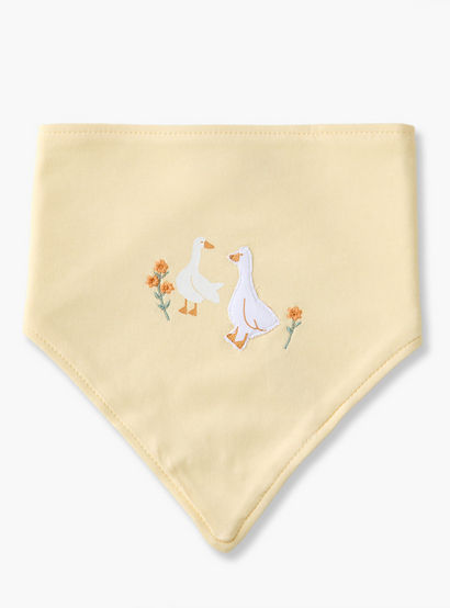 Pack of 3 Juniors Baby Bib with Duck Print-baby-feeding-bibs-image-2
