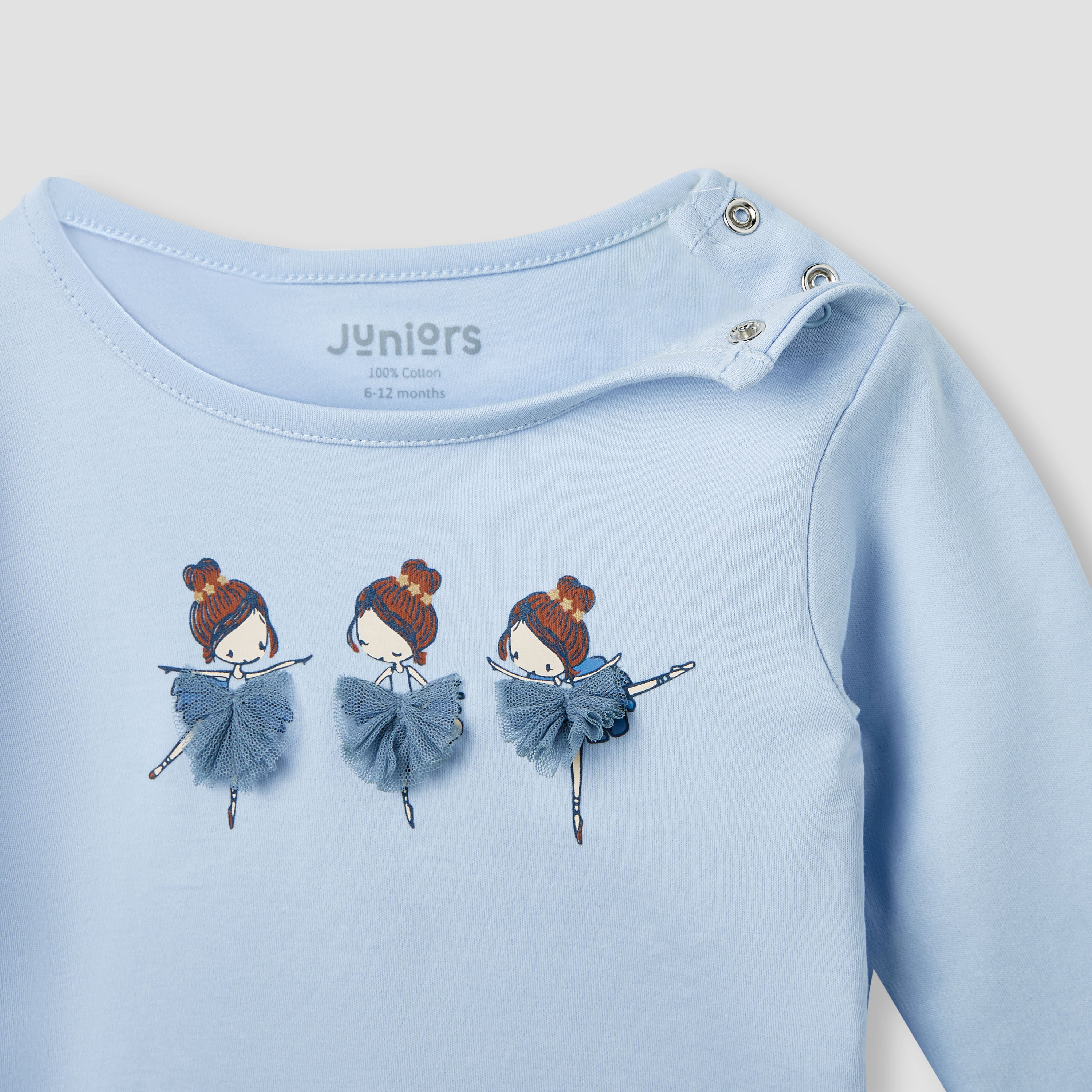 Juniors Printed T-shirt and Pyjama Set