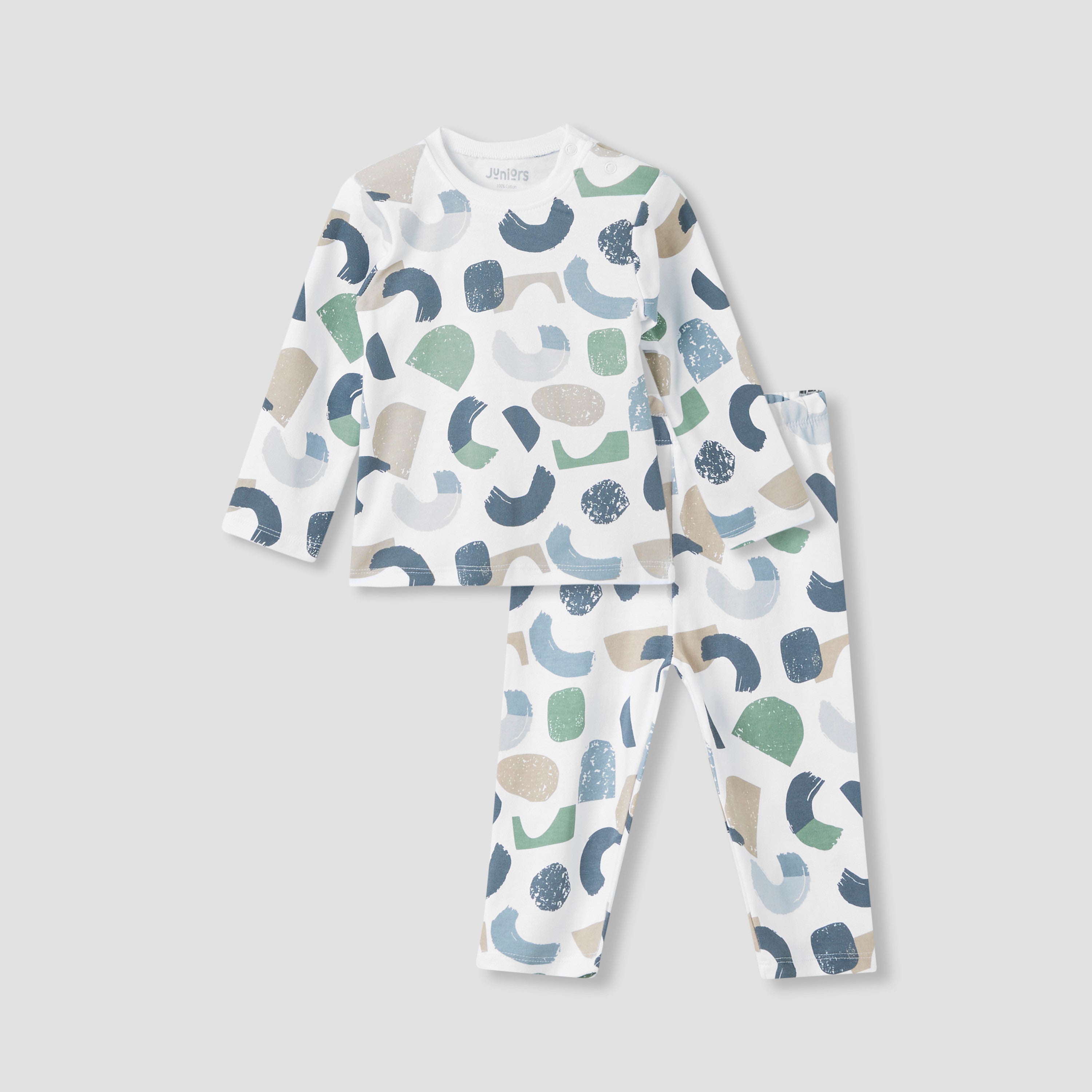 Juniors Pyjama Set with Graphic Print - Cotton - Long Sleeves