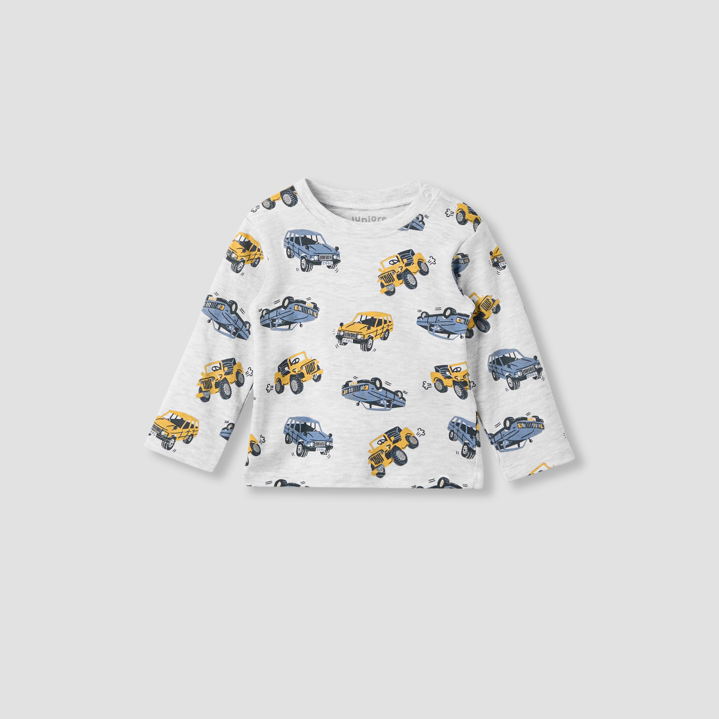 Juniors Pyjama Set with Truck Print - Cotton - Long Sleeves