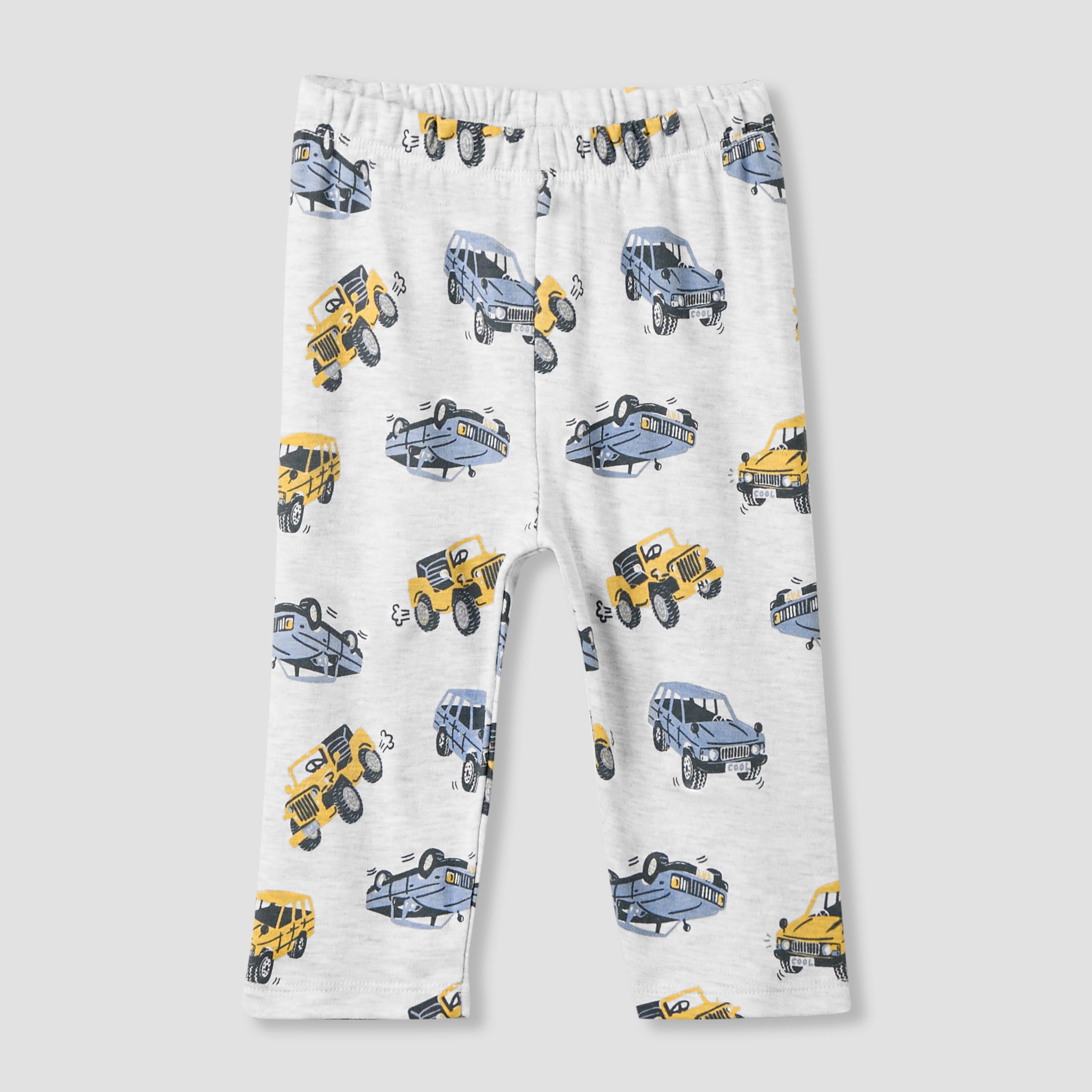 Juniors Pyjama Set with Truck Print - Cotton - Long Sleeves