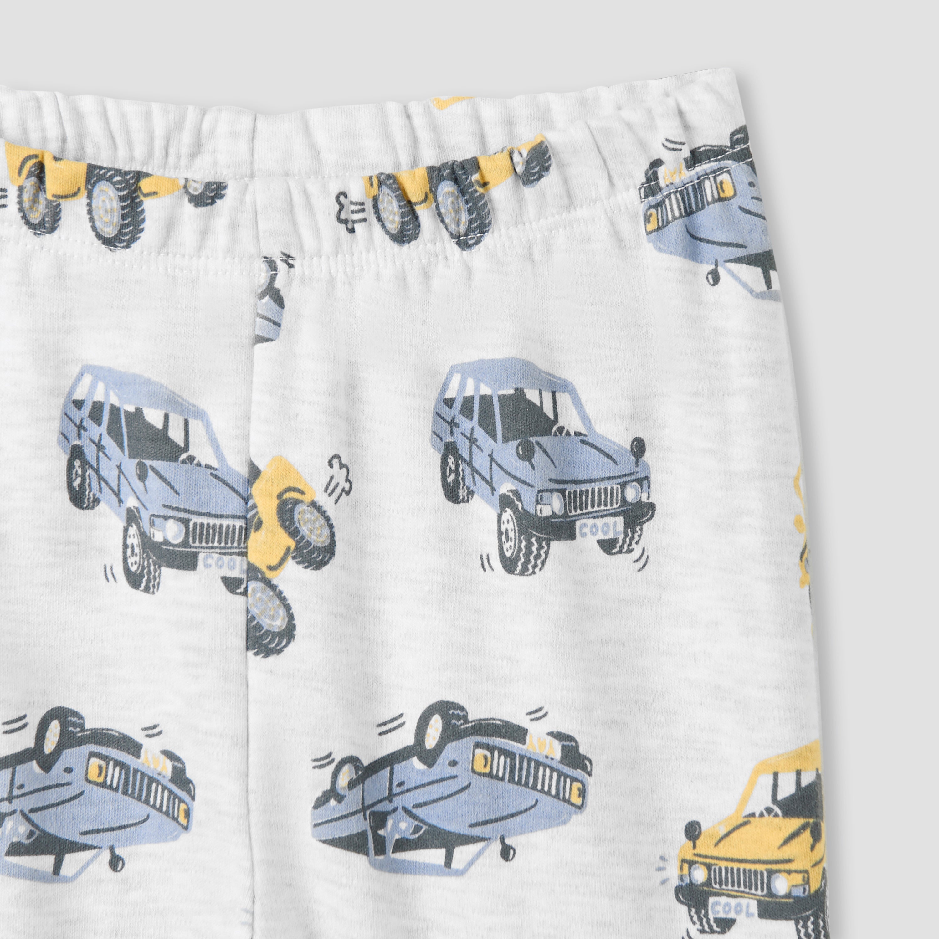Juniors Pyjama Set with Truck Print - Cotton - Long Sleeves