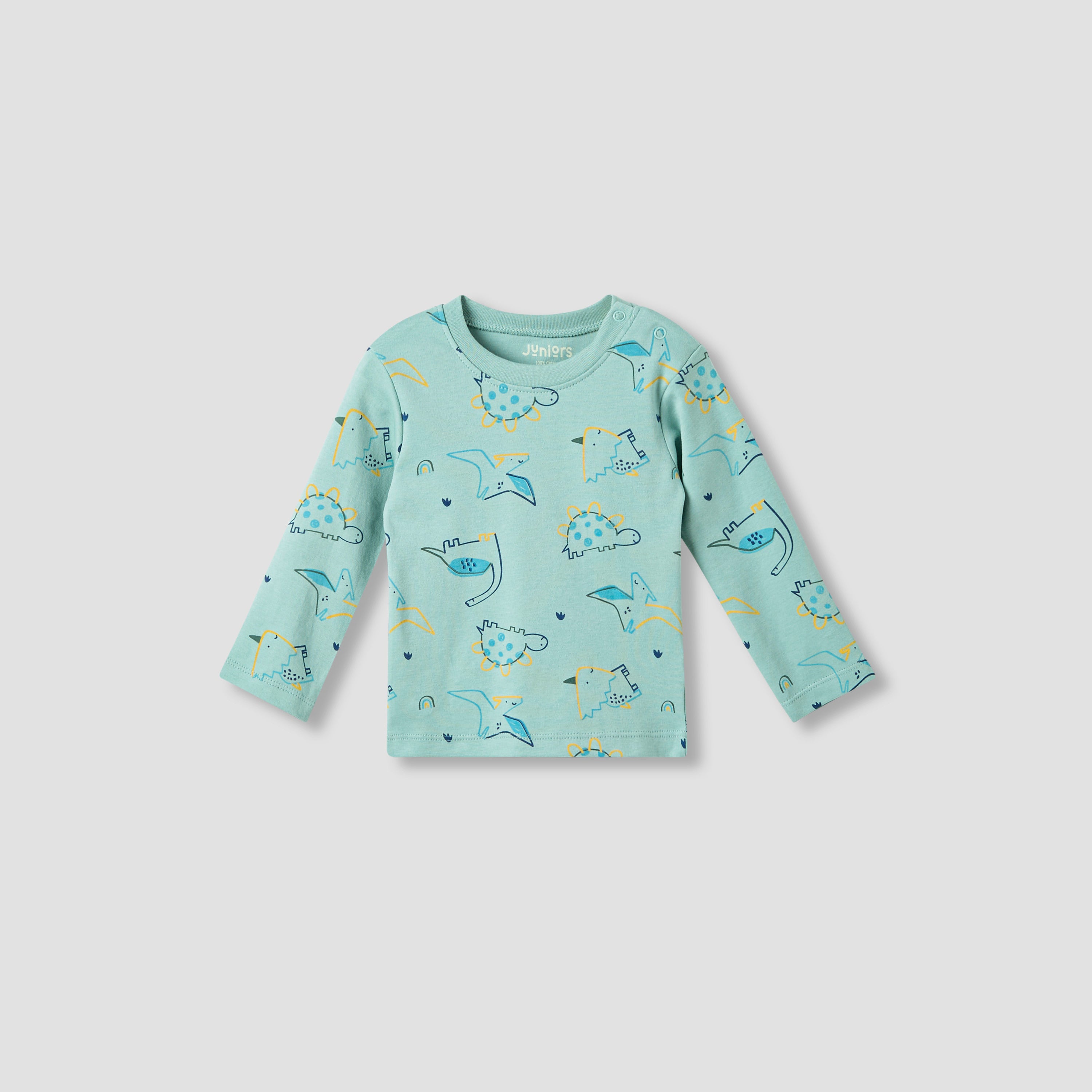 Juniors Dinosaur Print T-shirt and Pyjama Set