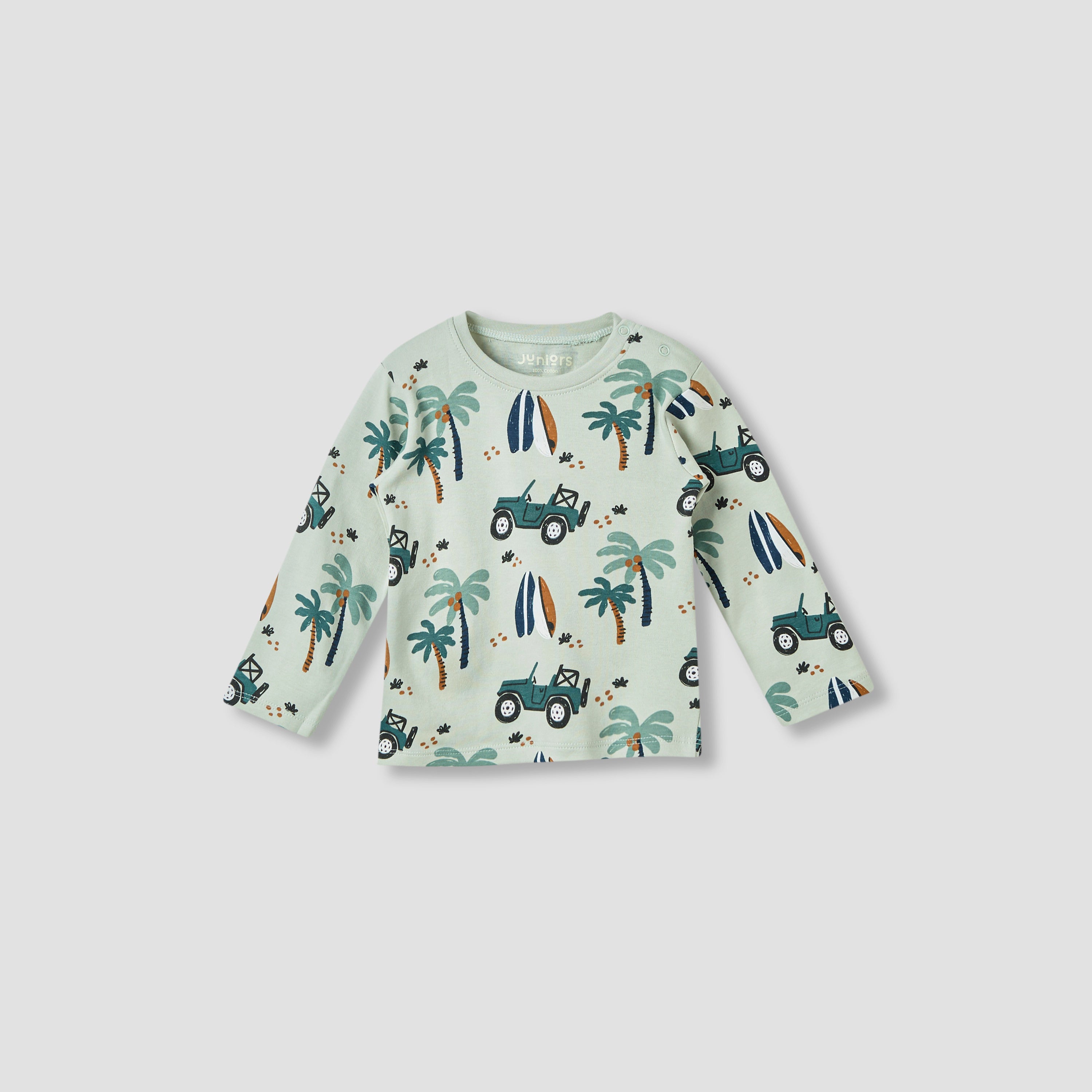 Juniors Printed T-shirt and Pyjama Set