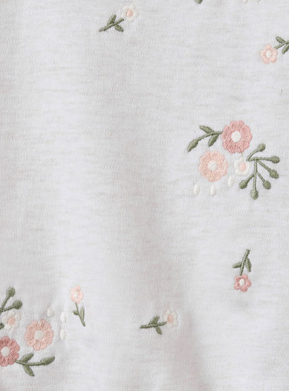 Juniors Floral Embroidered Top and Pyjama Set-baby-girls-clothing-nightwear-pyjamasets-image-5
