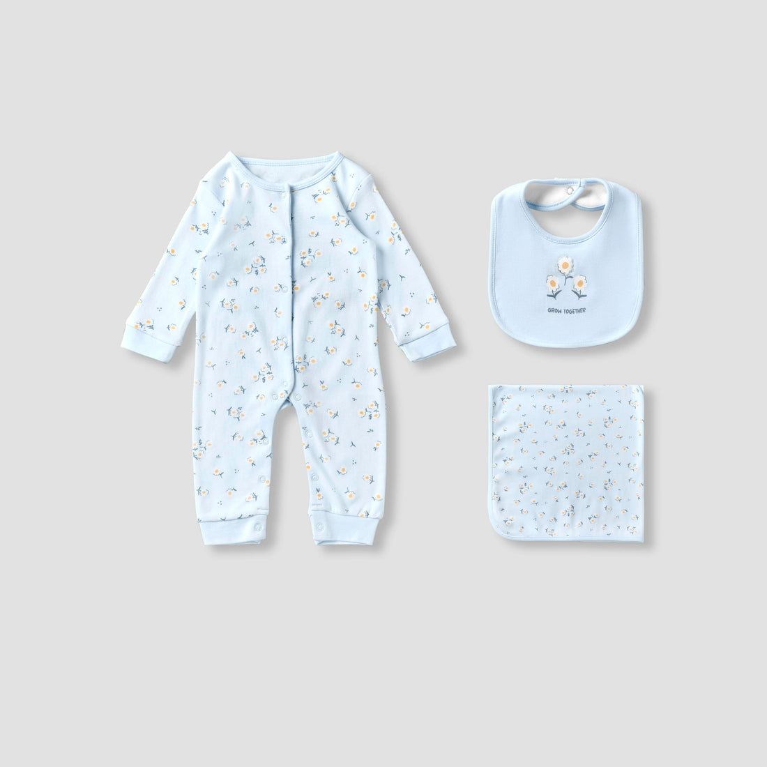 Set of 3 Juniors Clothing Gift Set with Floral Print