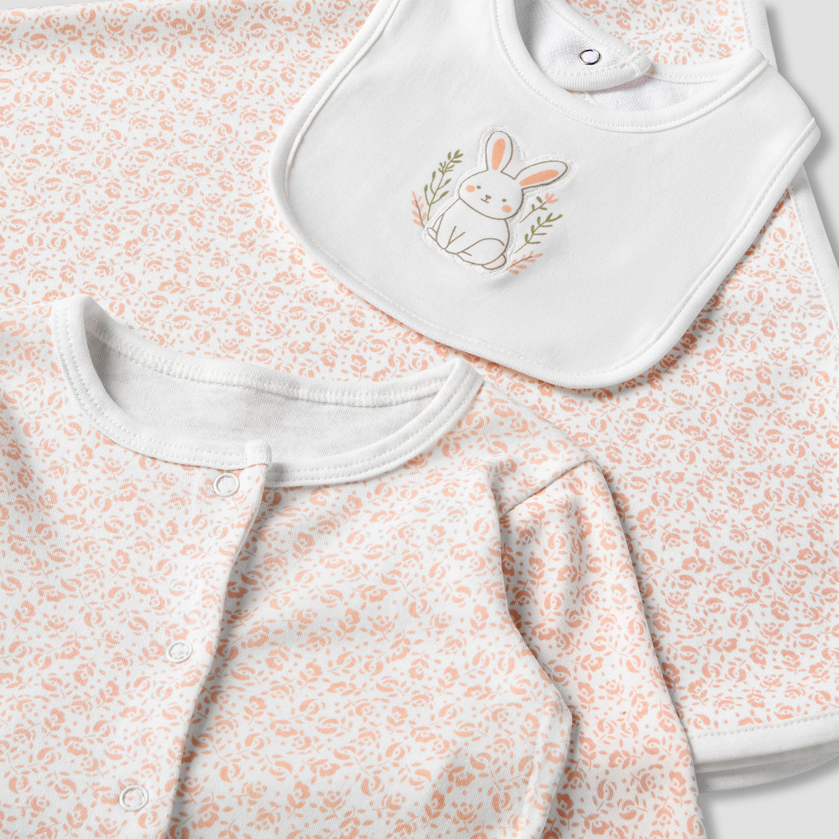 Set of 3 Juniors Clothing Gift Set with Floral Print