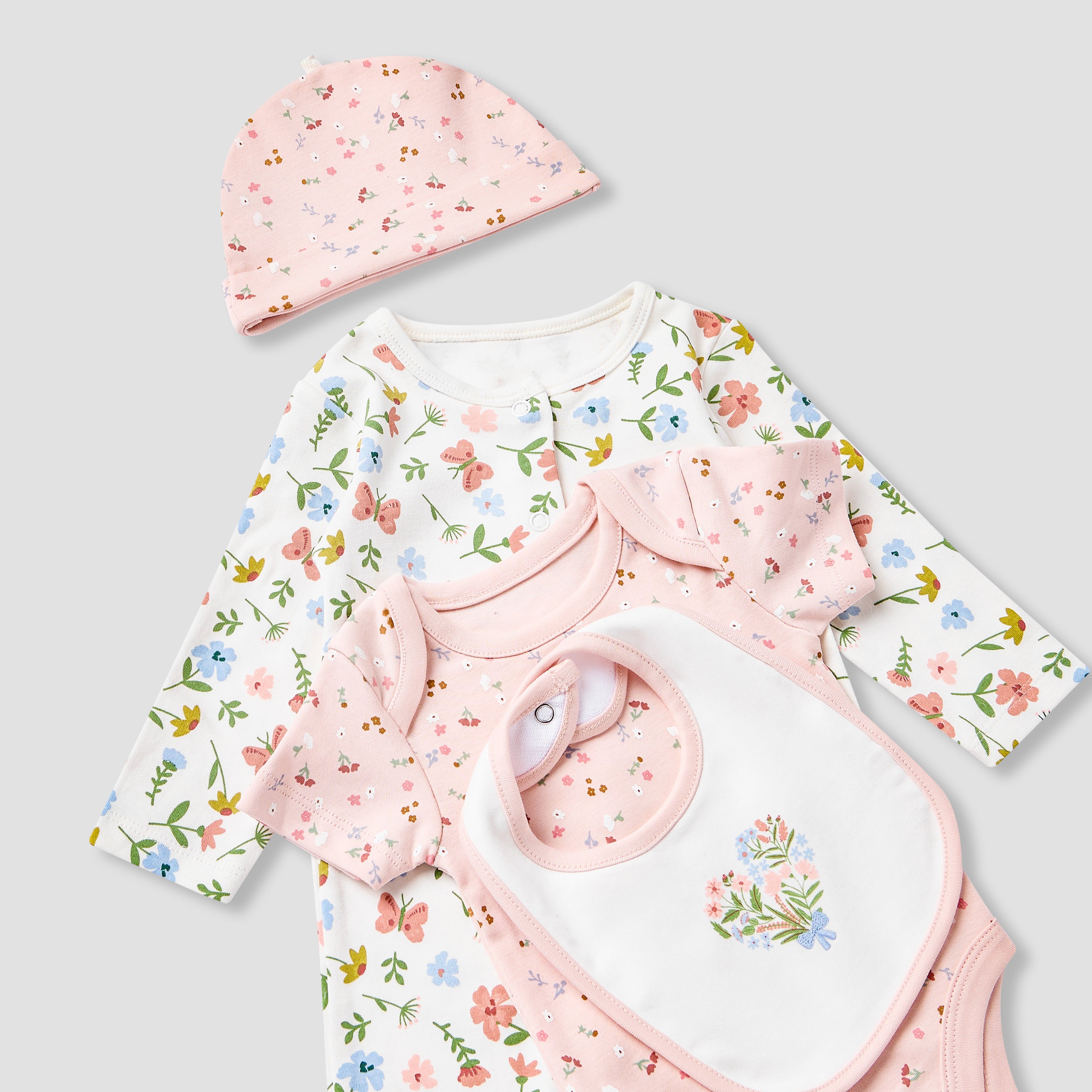 Juniors 6-Piece Floral Print Clothing Gift Set