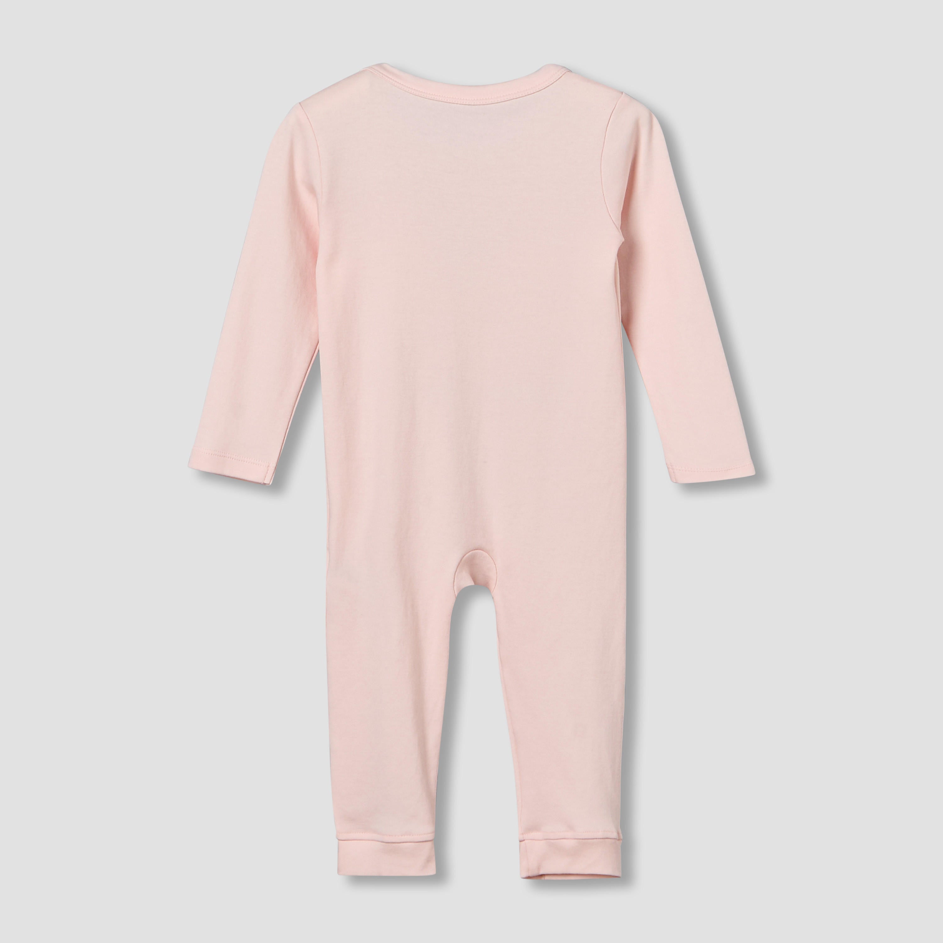 Pack of 3 Juniors Cotton Round Neck Long Sleeves Sleepsuit with Giraffe Print