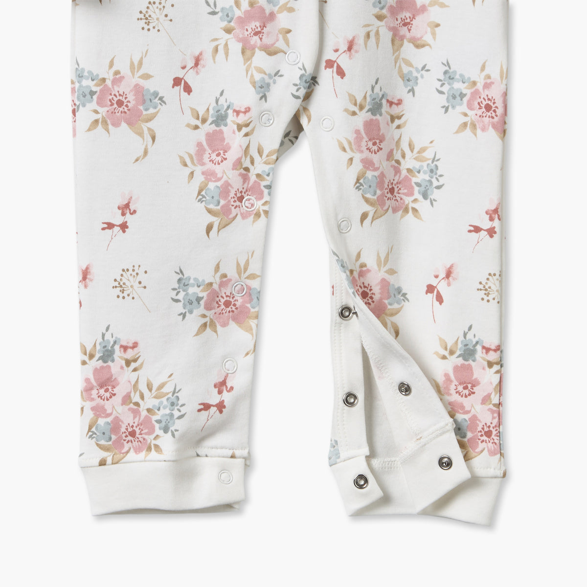 Pack of 3 Juniors Round Neck Long Sleeves Sleepsuit with Floral Print