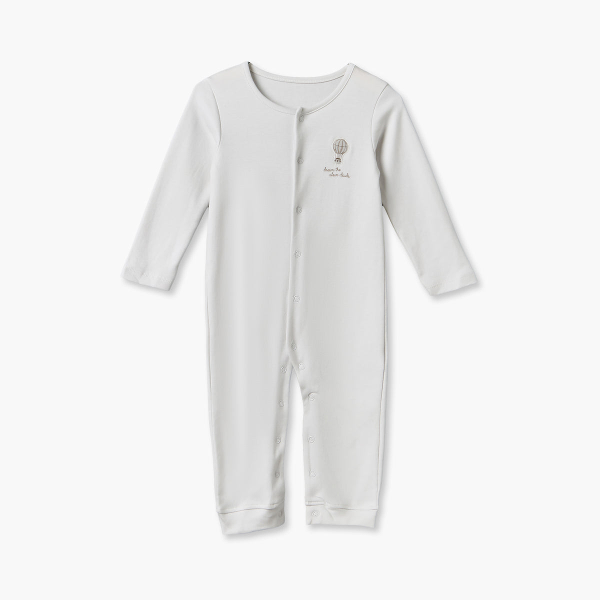 Pack of 3 Juniors Cotton Crew Neck Long Sleeves Sleepsuit with Hot Air Balloon Print