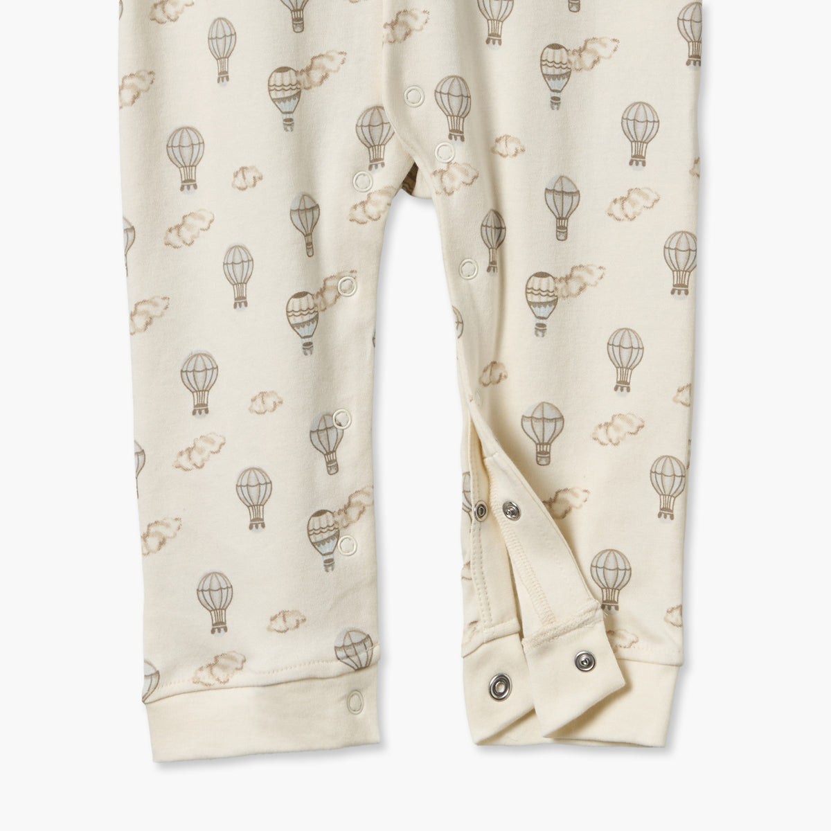 Pack of 3 Juniors Cotton Crew Neck Long Sleeves Sleepsuit with Hot Air Balloon Print
