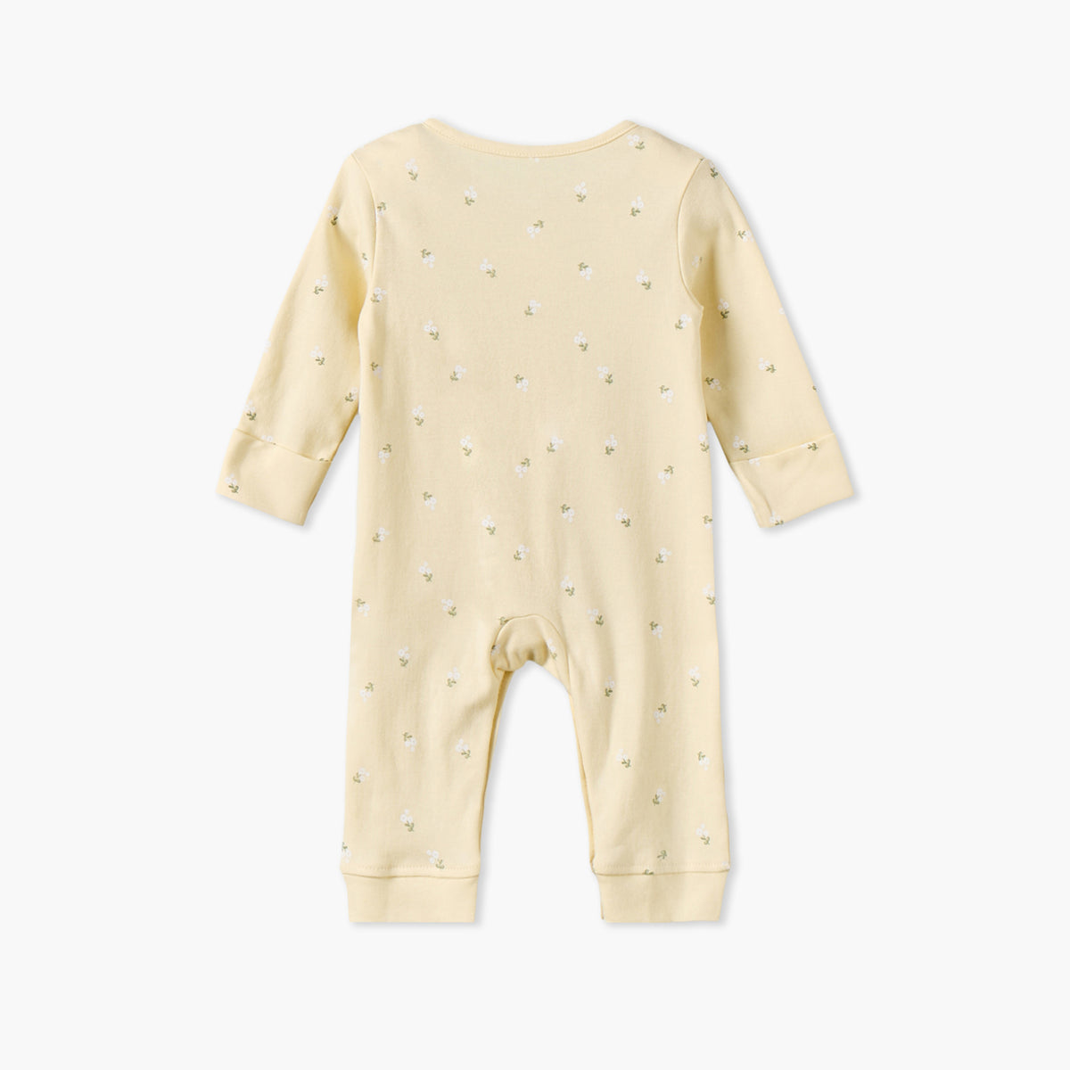 Pack of 3 Juniors Cotton Crew Neck Long Sleeves Sleepsuit with Floral Print