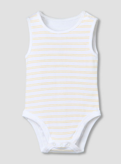 Pack of 5 Juniors Crew Neck Sleeveless Bodysuit with Print-baby-boys-clothing-multipacks-image-6