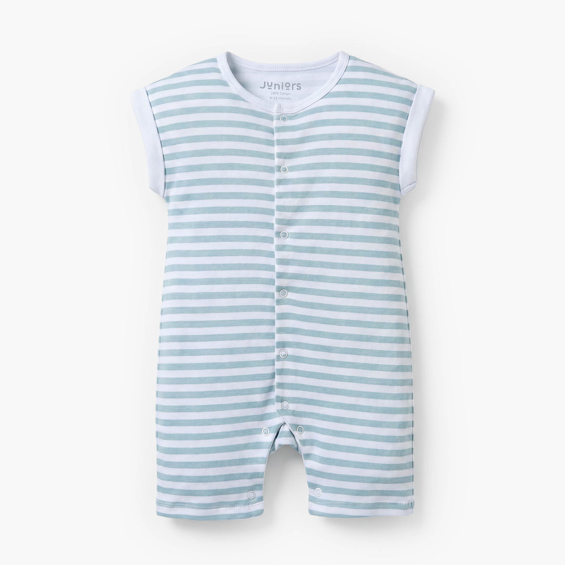 Pack of 3 Juniors Crew Neck Short Sleeves Rompers with Aeroplane Print
