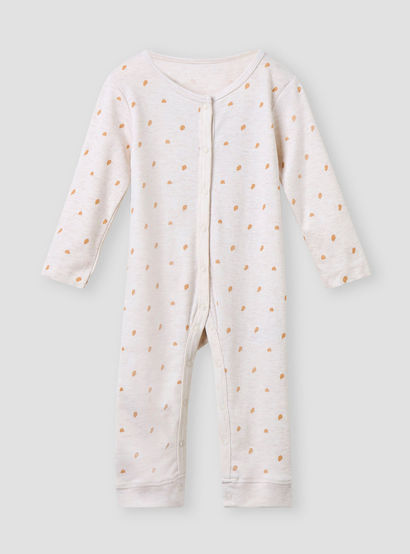 Juniors Printed Sleepsuit with Long Sleeves and Button Closure - Set of 3-baby-girls-clothing-nightwear-sleepsuits-image-2
