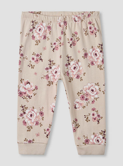 Juniors Pyjama Set with Floral Print - Cotton - Long Sleeves - Round Neck-baby-girls-clothing-nightwear-pyjamasets-image-3