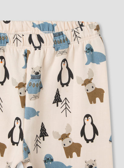 Juniors Pyjama Set with Arctic Animal Print - Cotton - Long Sleeves - Crew Neck-baby-boys-clothing-nightwear-pyjamasets-image-6