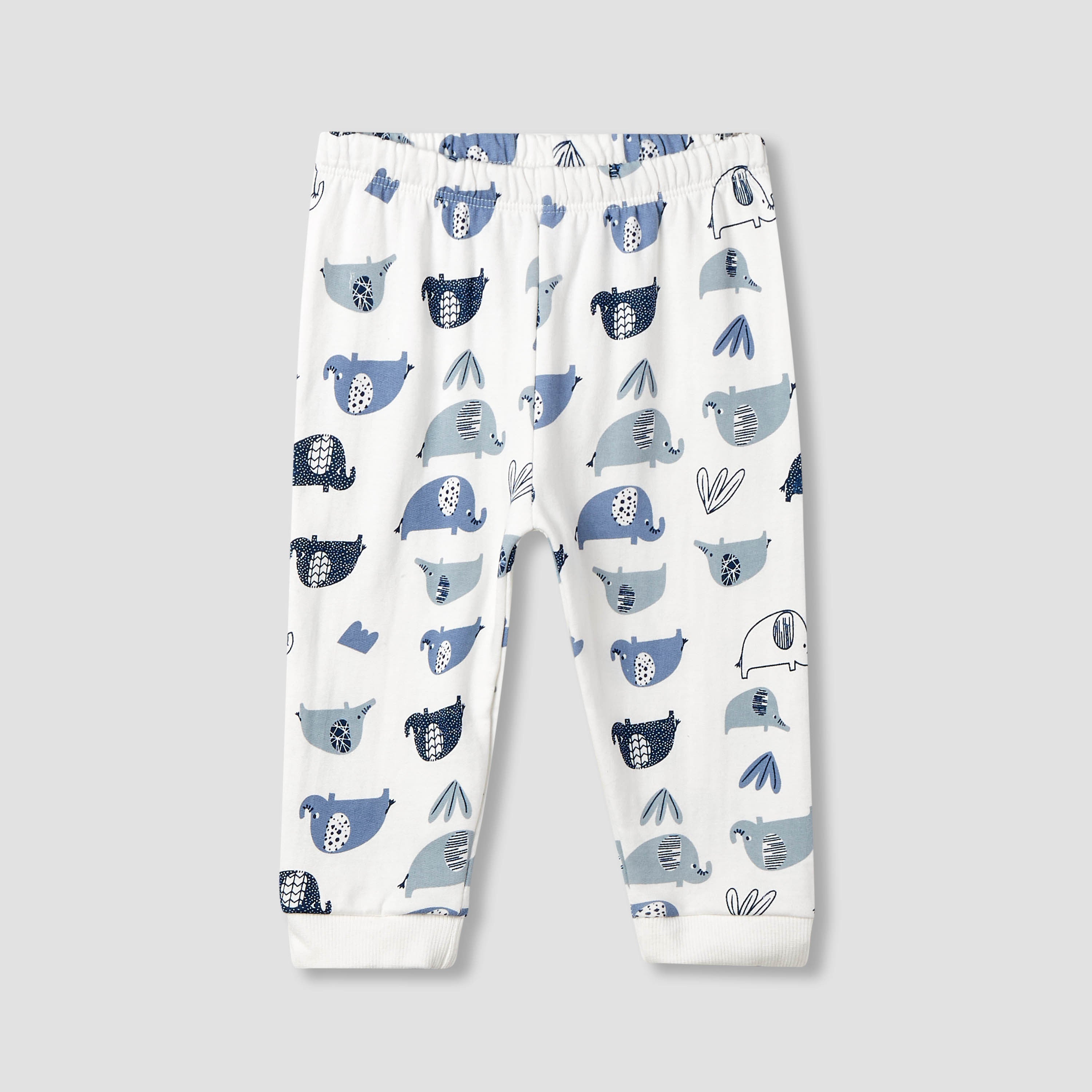 Juniors Elephant Embroidered T-shirt and Pyjama Set