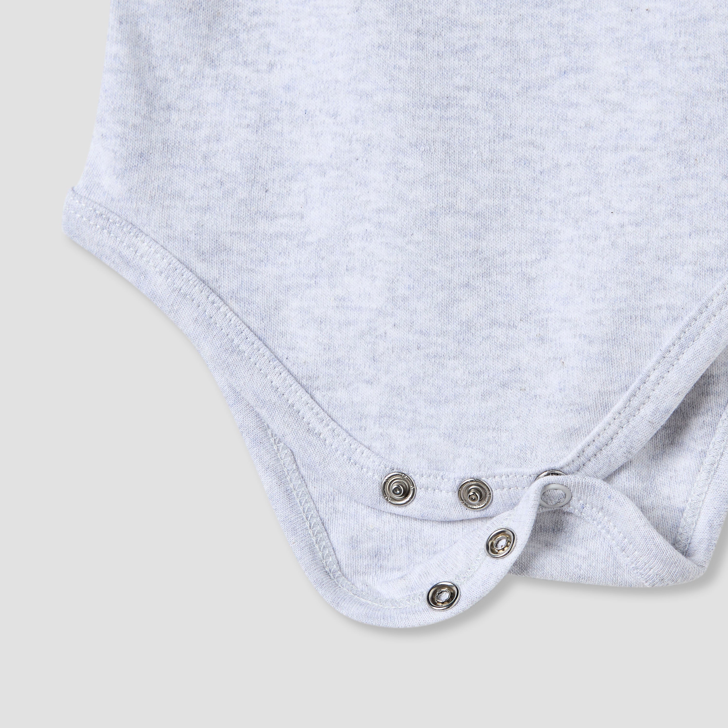 Juniors Printed Sleeveless Bodysuit with Snap Button Closure