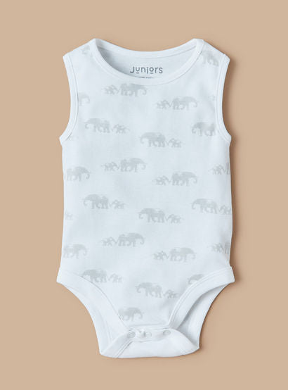 Juniors Printed Sleeveless Bodysuit - Set of 2-baby-boys-clothing-multipacks-image-2