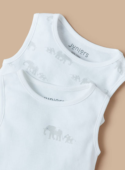 Juniors Printed Sleeveless Bodysuit - Set of 2-baby-boys-clothing-multipacks-image-4
