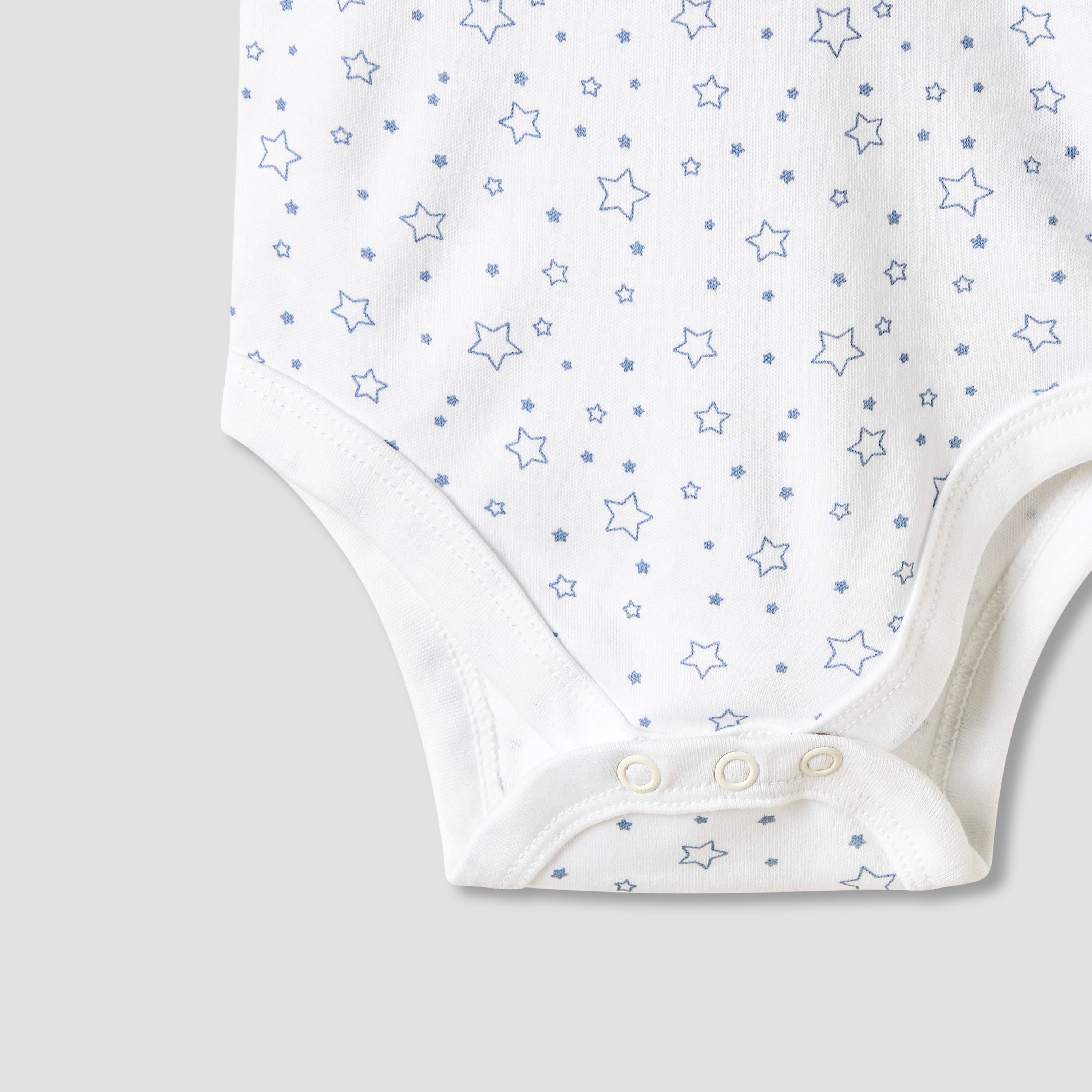 Juniors Printed Sleeveless Bodysuit - Set of 3