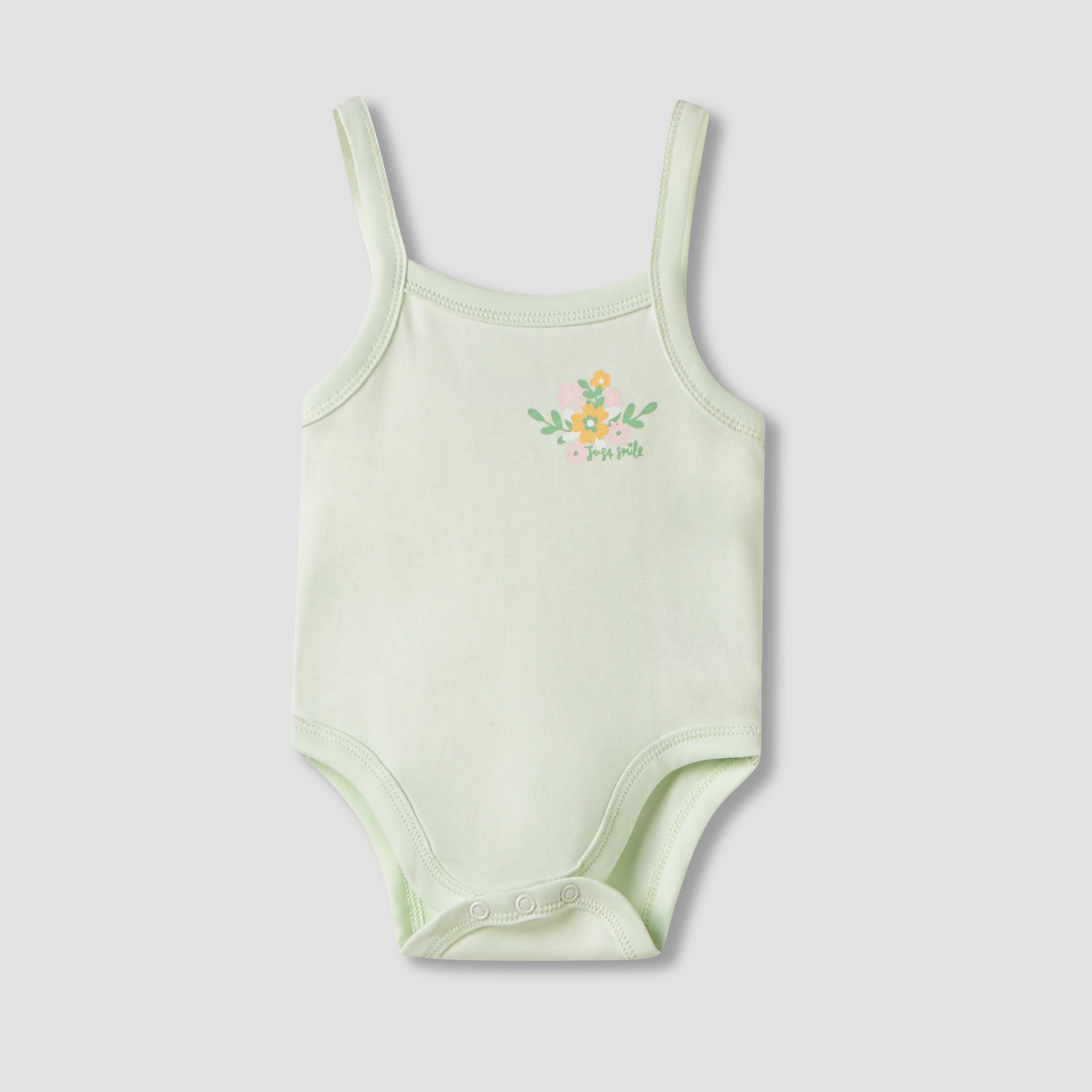 Juniors Printed Strappy Bodysuit - Set of 3