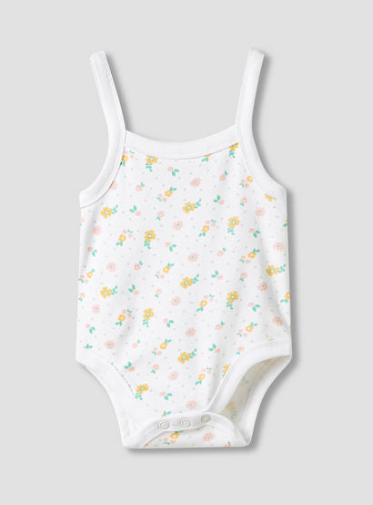 Juniors Printed Strappy Bodysuit - Set of 3-baby-girls-clothing-bodysuits-image-4