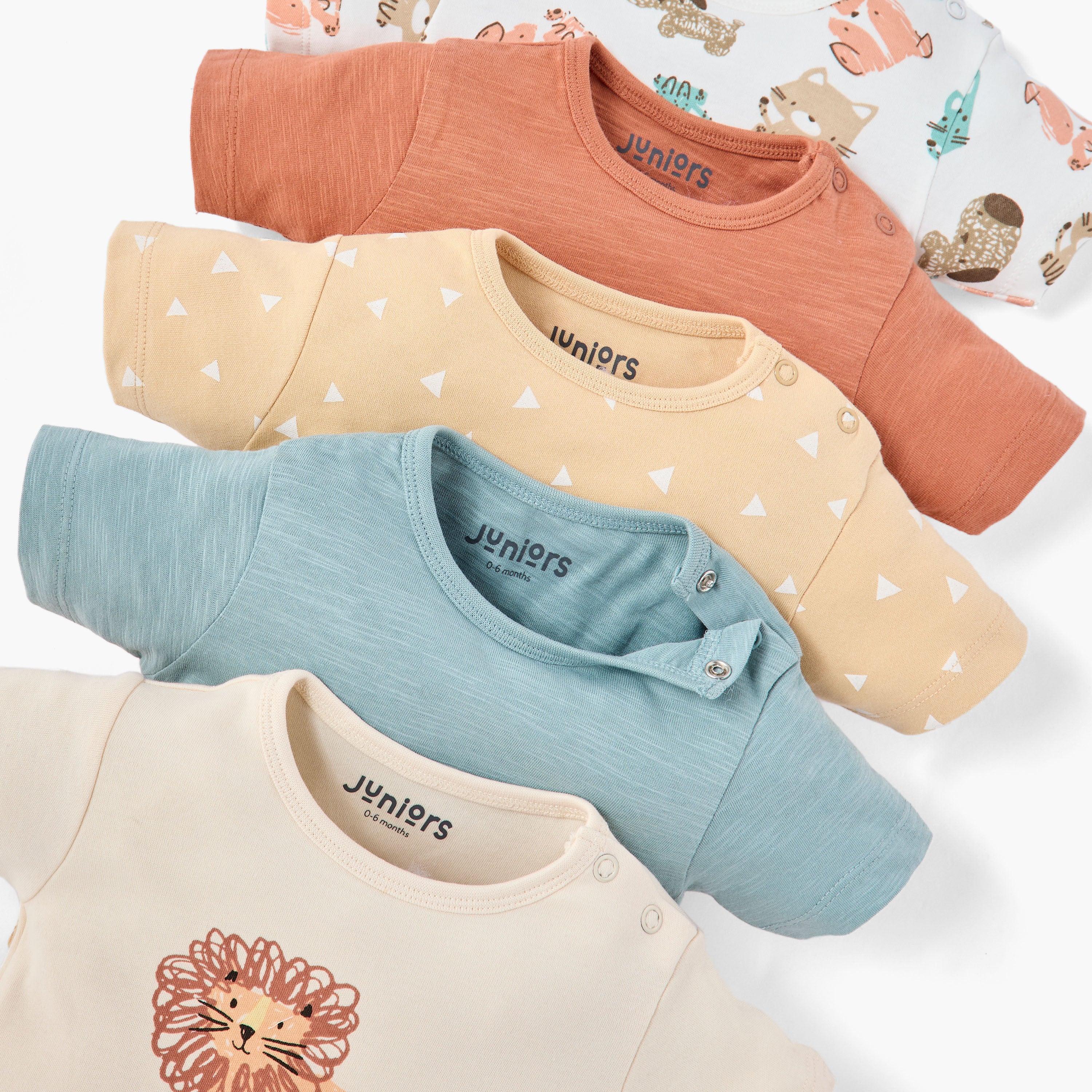 Juniors Assorted T-shirt with Short Sleeves - Set of 5