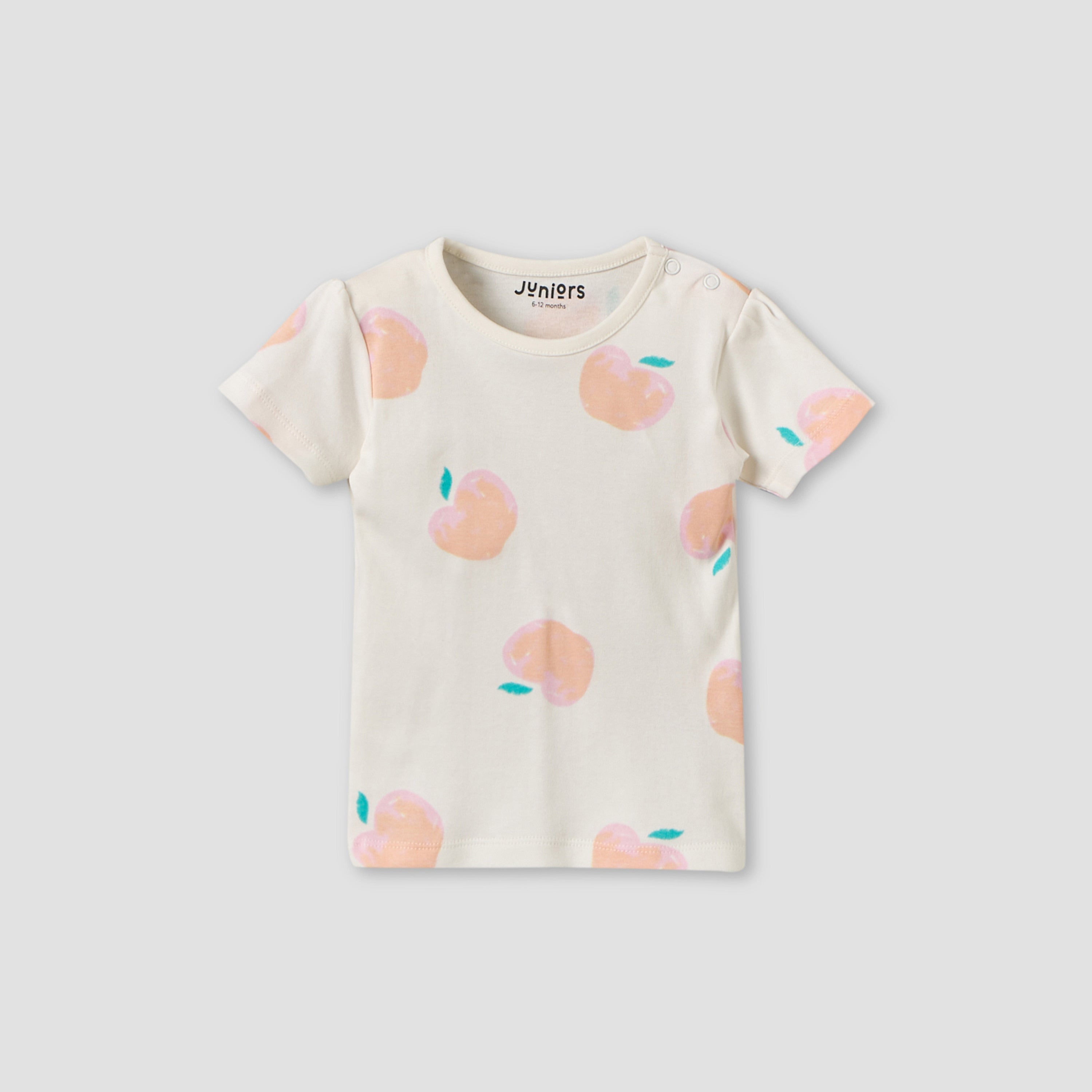 Pack of 5 Juniors Crew Neck Short Sleeves T-shirt with Assorted Print