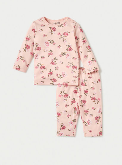 Juniors Printed T-shirt and Pyjama Set-baby-boys-clothing-nightwear-pyjamasets-image-1