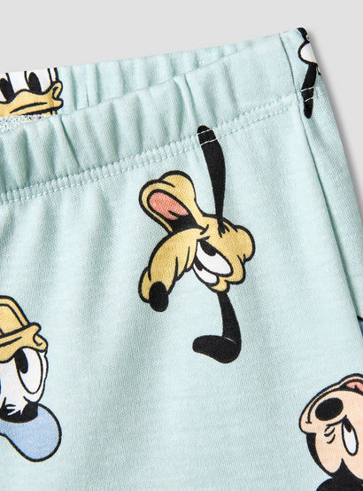 Disney Cotton Round Neck Short Sleeves T-shirt and Shorts Set with Mickey Mouse and Friends Print-baby-boys-clothing-setsandcoords-image-5