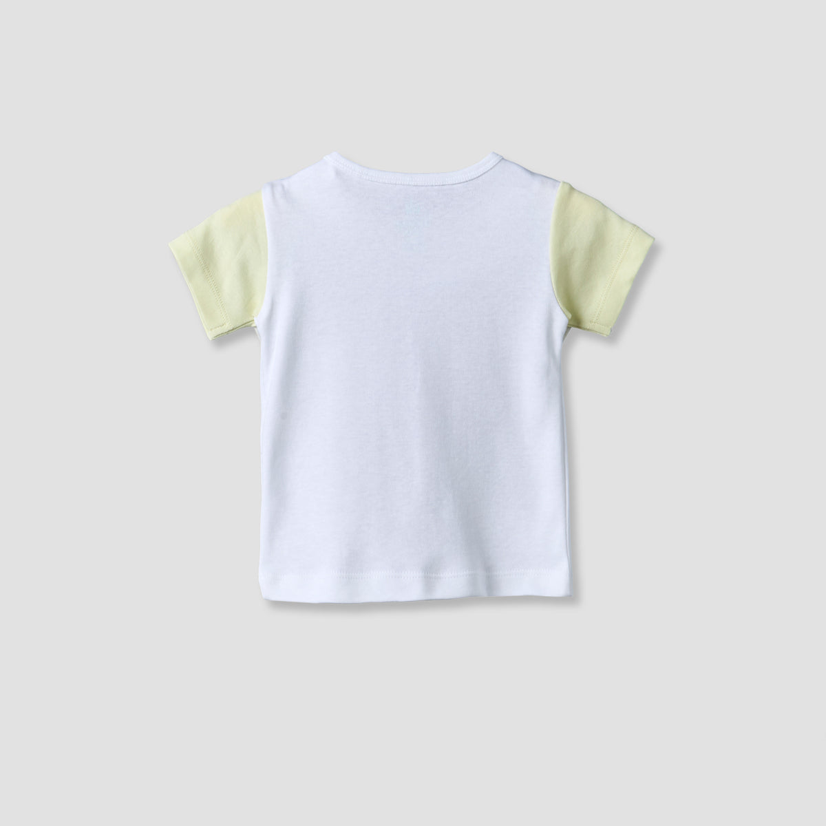 Disney Round Neck Short Sleeves T-shirt and Shorts Set with Stitch Print
