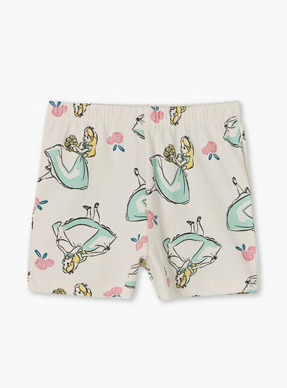 Disney Crew Neck Short Sleeves T-shirt and Shorts Set with Aurora Print-baby-girls-clothing-setsandcoords-image-5