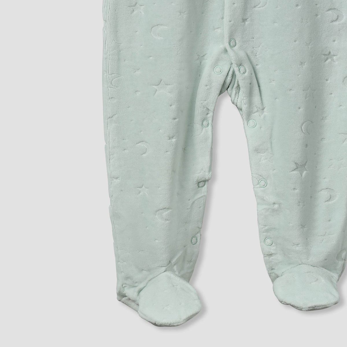 Juniors Embossed Star Sleepsuit with Long Sleeves