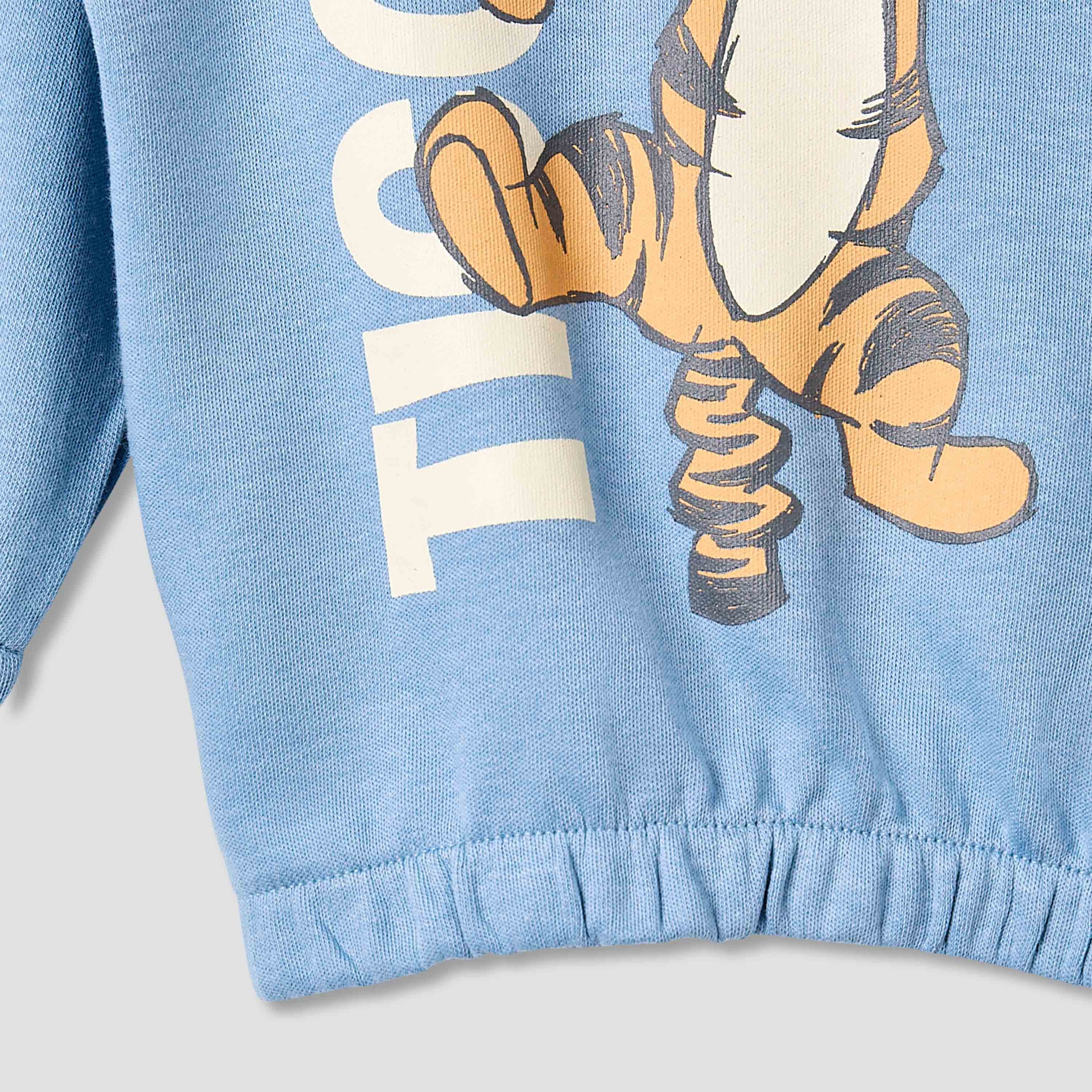 Juniors Pyjama Set with Tigger Print - Cotton - Long Sleeves - Round Neck